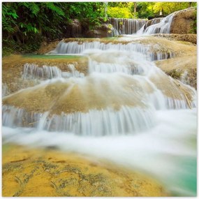 Poszterek 100x100 Kaszkád Ázsiában