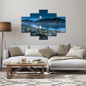 Egy éjszakai táj képe, Izland (150x105 cm)
