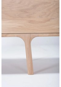 Fawan Natural TV-állvány tömör tölgyfából - Gazzda