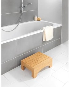 WENKO 24870100 - BAMBUSA zsámoly 40x30 cm barna