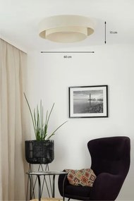 Brilagi - dimmelhető LED mennyezeti lámpatest SHINE LED/24W/230V krémszínű + távirányító