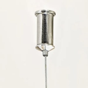 Brilagi - LED csillár kábelen MILLA 15xG9/3W/230V barna/füstbarna