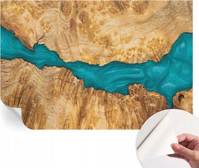 Modern öntapadós fotótapéta Mosható Fa és műgyanta 104x70 cm