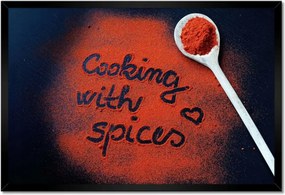 Poszterek keretben 60x40 Cooking with spices