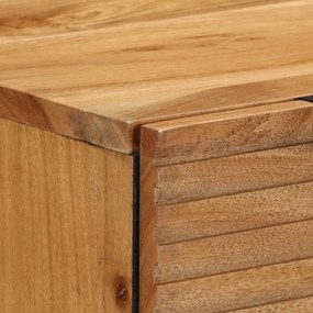 Szekrények 2 db Barna 60x33x75 cm Tömör Fa Akác