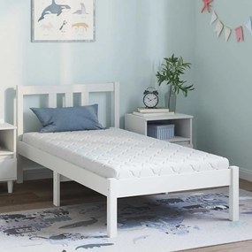 Matrac Kókuszréteggel Fehér 160 x 80 cm PU hab