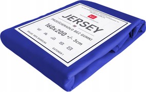 Jersey illeszkedő lepedő 160x200 búzavirág bez gumki