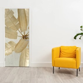 Fotótapéta ajtóra - Pálmalevelek (95x205cm)