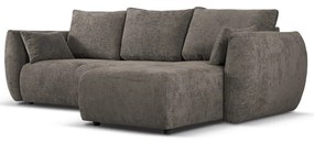 Szürke sarokkanapé (jobb oldali) Matera – Cosmopolitan Design