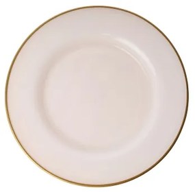 18 részes porcelán étkészlet – bézs-arany kivitel