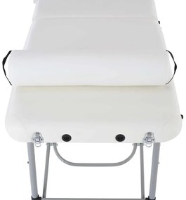 VASHOME Masszázs hengerpárna, fehér