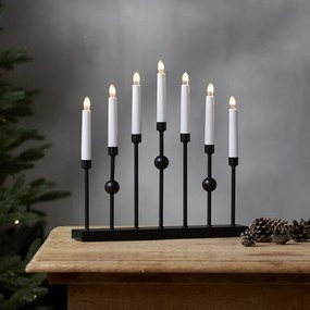 Fekete fénydekoráció Gustavo – Star Trading