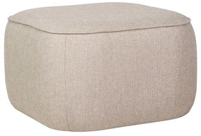 Világosbarna puff Cube – Hübsch