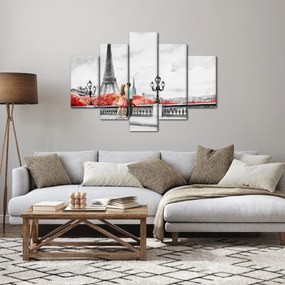 Kép - szerelmesek Párizsban (150x105 cm)