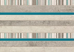 Domino L-Gris Turkus dekorcsempe