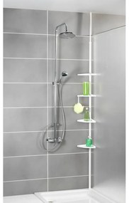 Compact fehér teleszkópos fürdőszobapolc rendszer - Wenko