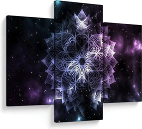 Kép - Lótusz mandala az űrben (90x60 cm)