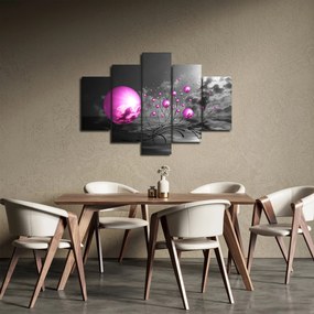 Rózsaszín gömbök képe (150x105 cm)