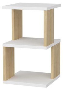 Éjjeliszekrény Caramello (fehér + tölgy)  . 1102037