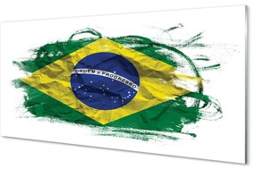 Akrilkép zászló Brazília 100x50 cm