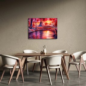Egy varázslatos erdő képe (70x50 cm)