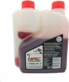 Félszintetikus Olaj Kétüteműekhez MIX 0,5L (piros) Nac Szerviz