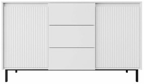 Komód Comfivo T101Fehér, Fiókos és ajtós, 90x153x50cm