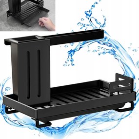 Edénycsepegtető Konyhai Polc Pultra, Törőkendő Tartóval, Gyorsan Száradó, Csúszásgátló