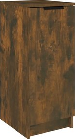 vidaXL füstös tölgyszínű szerelt fa cipősszekrény 30 x 35 x 70 cm