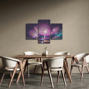 Tűzijáték képe (90x60 cm)