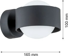 Argon MASSIMO PLUS 8059 Fali lámpa 1x6W/G9 IP44