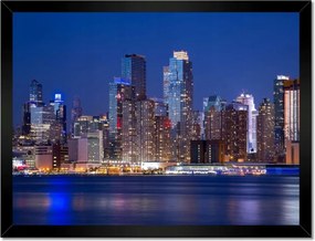Poszterek keretben 40x30 New York éjszaka