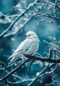 Poszter 70x100cm Gyöngymadár