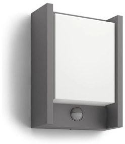 Philips 16461/93/16 - LED Kültéri lámpa érzékelővel ARBOUR LED/6W IP44
