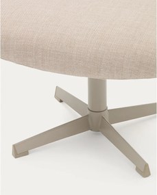 Bézs zsenília lábtartó Teryl – Kave Home