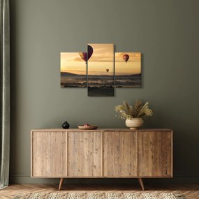 Kép - repülő léggömbök (90x60 cm)