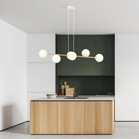 Emibig modern függeszték gravity fehér arany emi1242/6