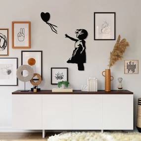 Banksy fém fali dekoráció, 105×85 cm – TR891TNL2304