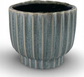 Virágcserép Bonsai Pálmafákhoz 18cm kék Skandináv kerámia