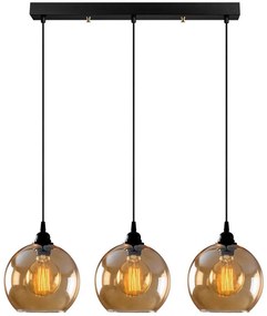 Csillár zsinóron GOLD 3xE27/40W/230V