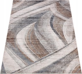 Komo Szőnyeg 200x300 Stílusos Modern fényes bézs barna szürke w22