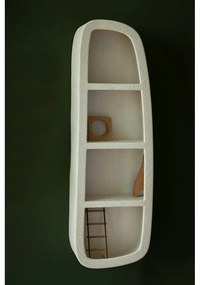 Krémszínű többszintes fali polc 38 cm Veda – Dutchbone