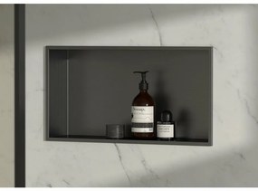 POLYSAN 1301-53B Inserta süllyesztett polc 51 x 27 cm, rozsdamentes acél, antracit