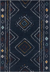 Shaggy sötétkék szőnyeg Mint Rugs Disa 200x290cm