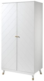 Billy fehér gyerek borovi fenyő ruhásszekrény - Vipack