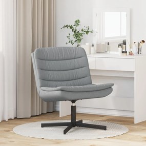 Forgószék Világosszürke Szövet Szabványos Ergonomikus