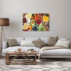 Kép - Egészséges ételek (90x60 cm)