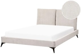 Franciaágy 140 cm Mellody (világos bézs) (ágyráccsal). 1081350