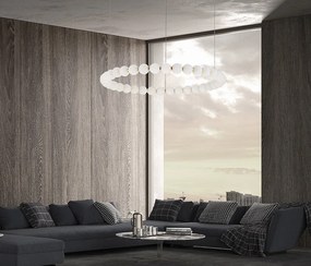 Függeszték Fehér PERLA NOVA LUCE 9695231