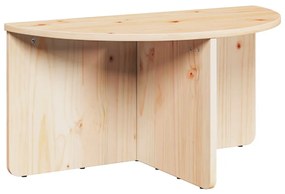 Dohányzóasztal 2 pcs Természetes 79 x 39.5 x 40 cm